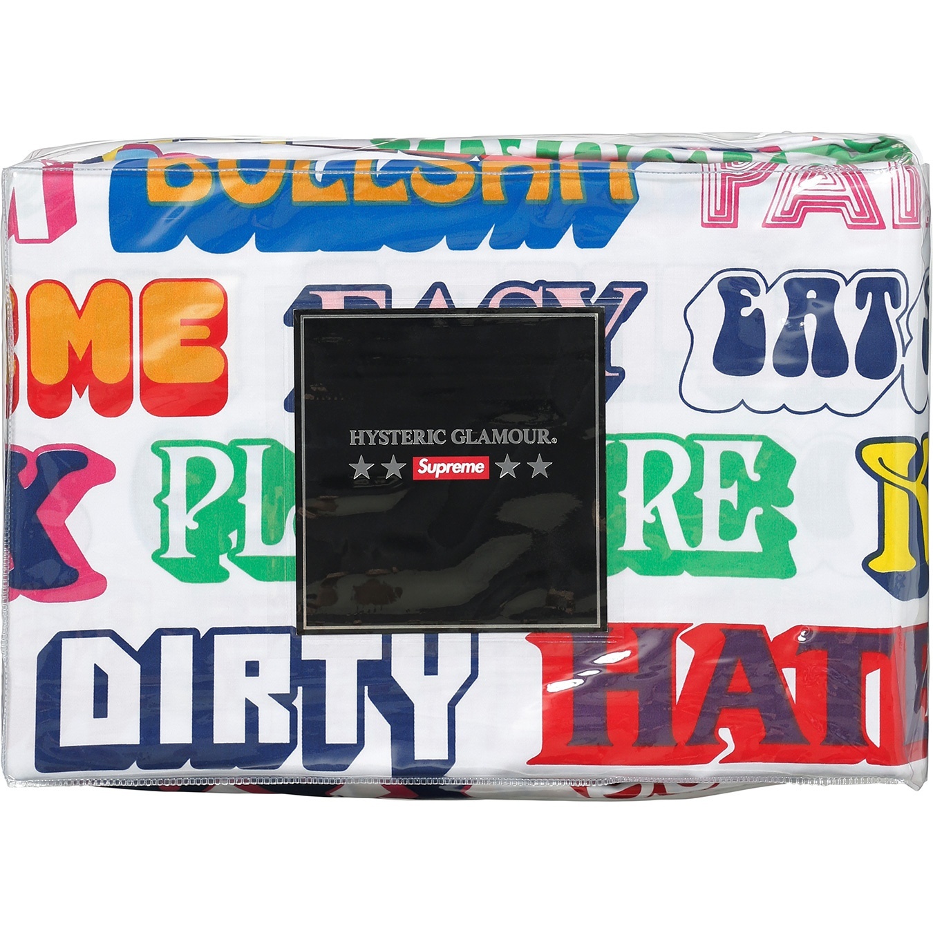 Supreme/HYSTERIC GLAMOUR Text Duvet + Pillow Set view 3